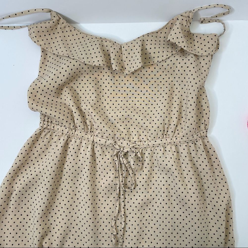 Dress| H&M| polka dots shirt dress| size XSmall